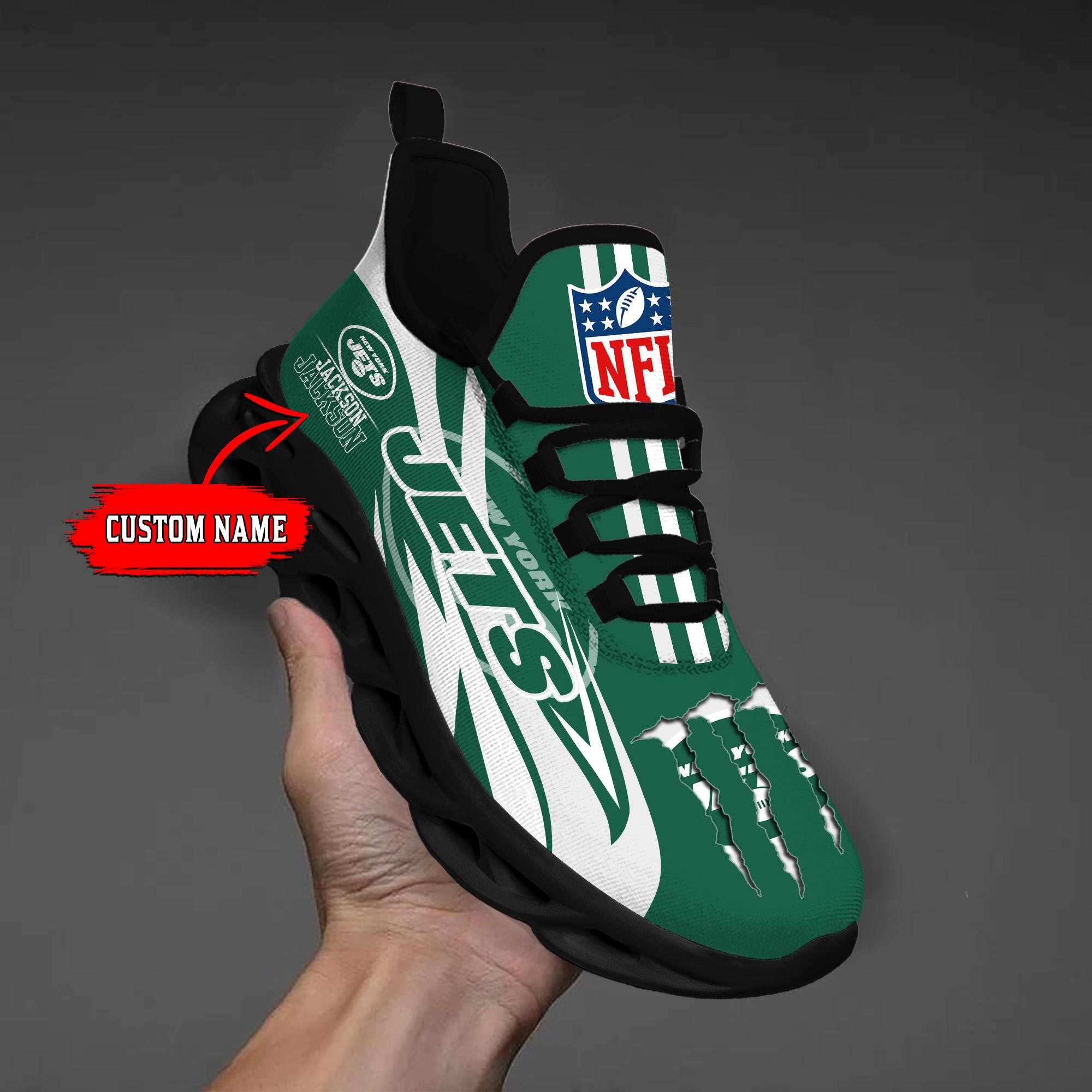 Personalized New York Jets Max Soul Shoes Sneakers for Men And Women – NFL Football Fan Shoes, Team Sneakers - Image 4