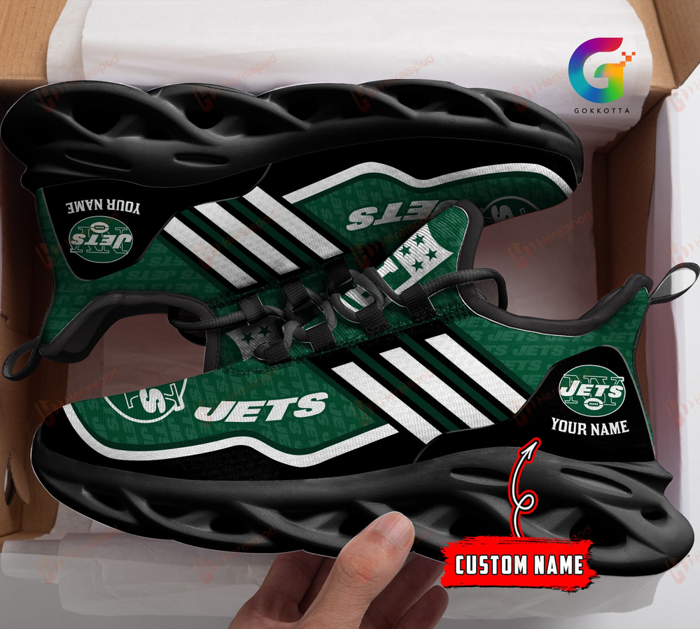 Personalized New York Jets Max Soul Shoes Sneakers for Men And Women – NFL Football Fan Shoes, Team Sneakers