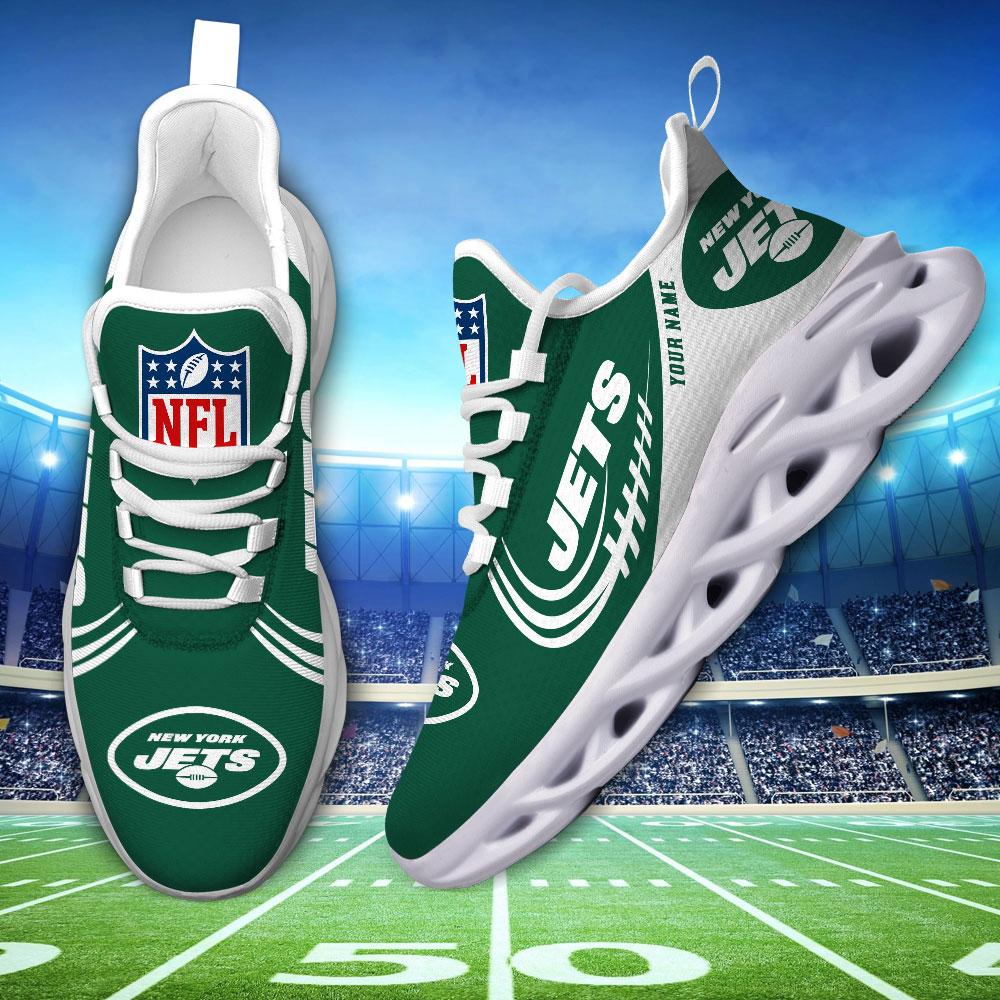 Personalized New York Jets Max Soul Shoes Sneakers for Men And Women – NFL Football Fan Shoes, Team Sneakers - Image 5
