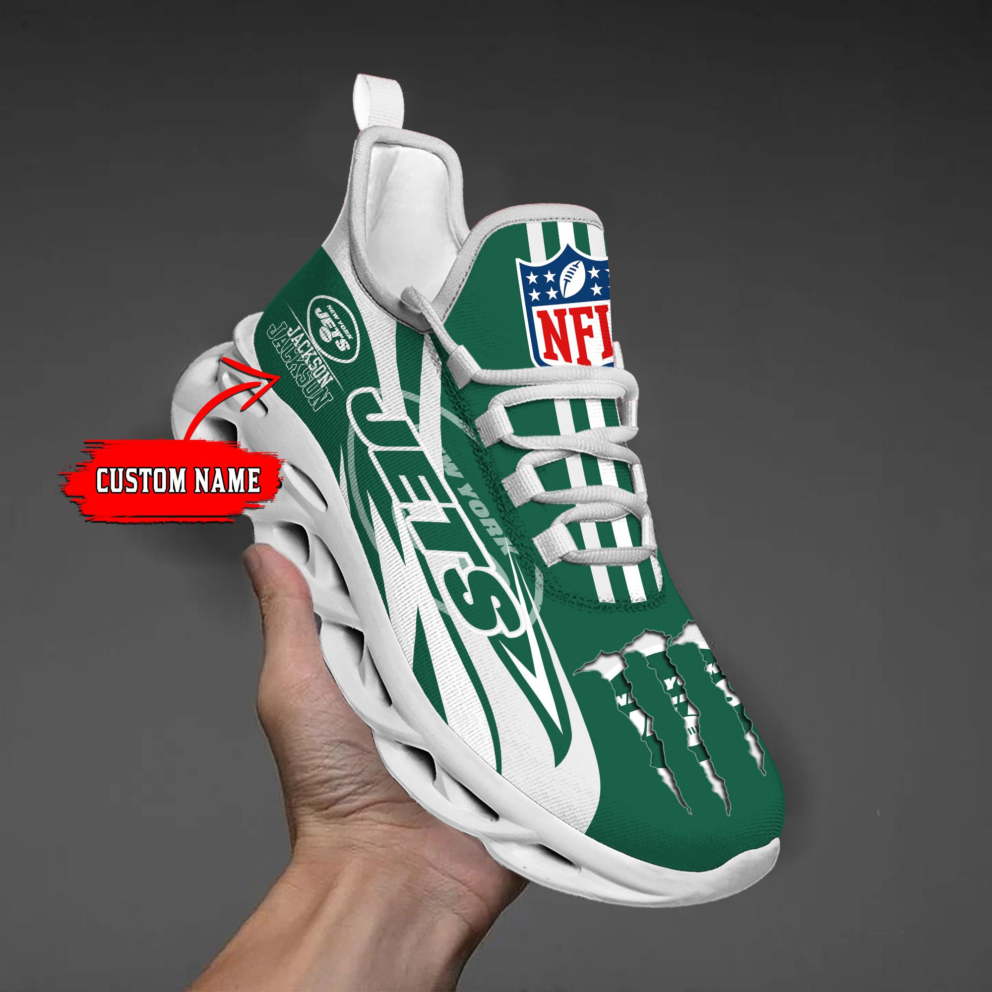 Personalized New York Jets Max Soul Shoes Sneakers for Men And Women – NFL Football Fan Shoes, Team Sneakers