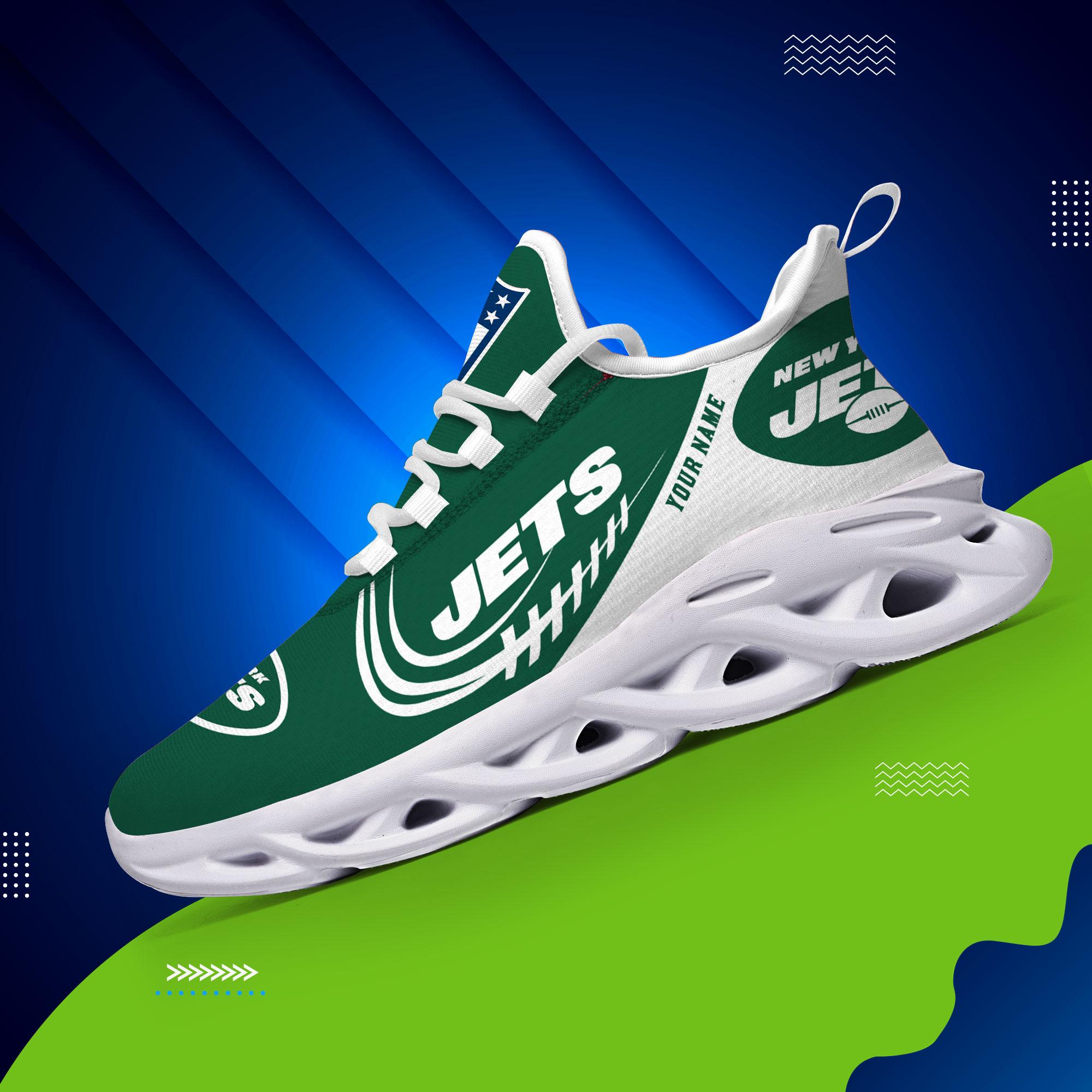 Personalized New York Jets Max Soul Shoes Sneakers for Men And Women – NFL Football Fan Shoes, Team Sneakers - Image 3