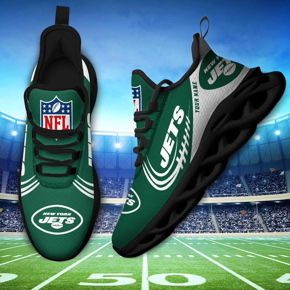 Personalized New York Jets Max Soul Shoes Sneakers for Men And Women – NFL Football Fan Shoes, Team Sneakers - Image 4