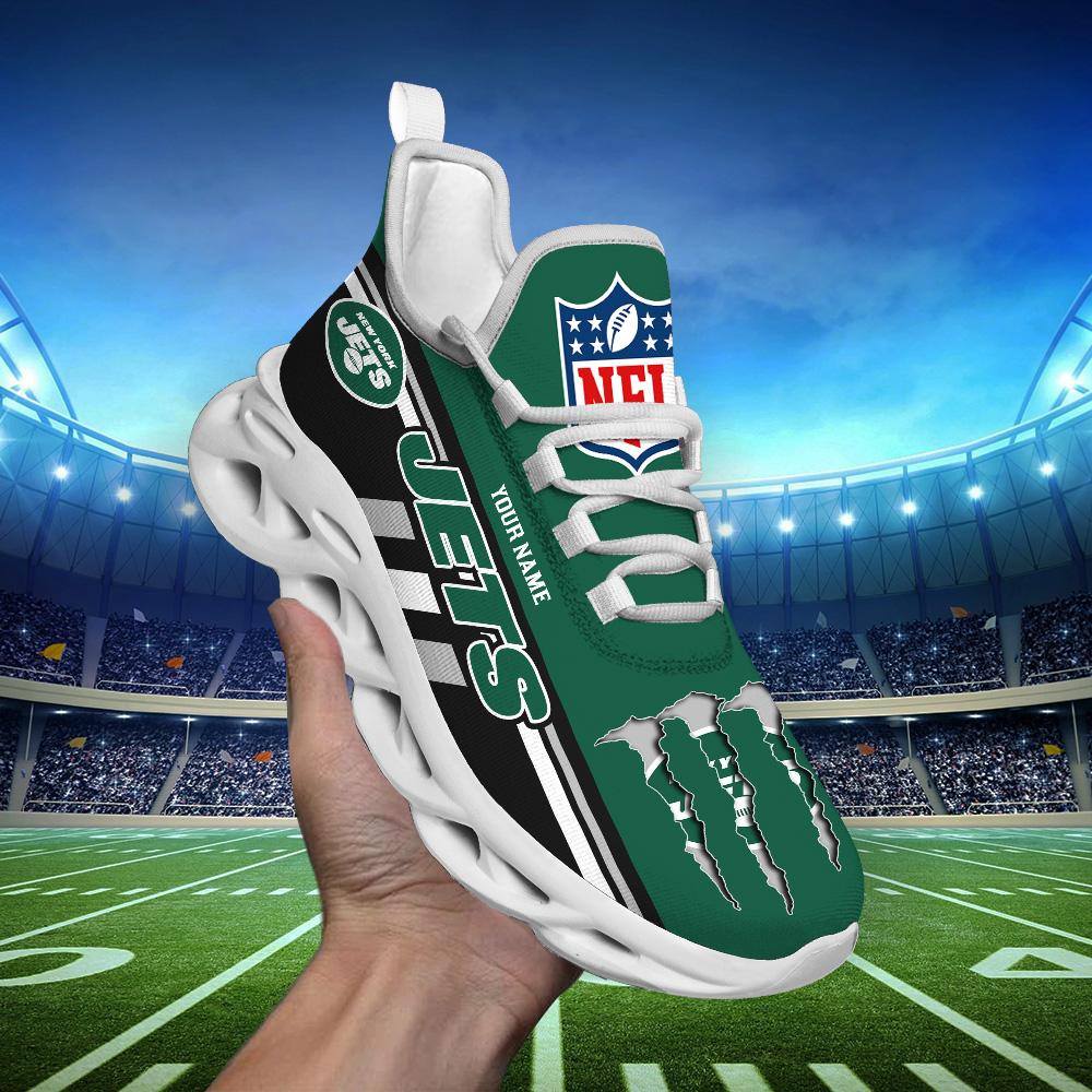 Personalized New York Jets Max Soul Shoes Sneakers for Men And Women – NFL Football Fan Shoes, Team Sneakers