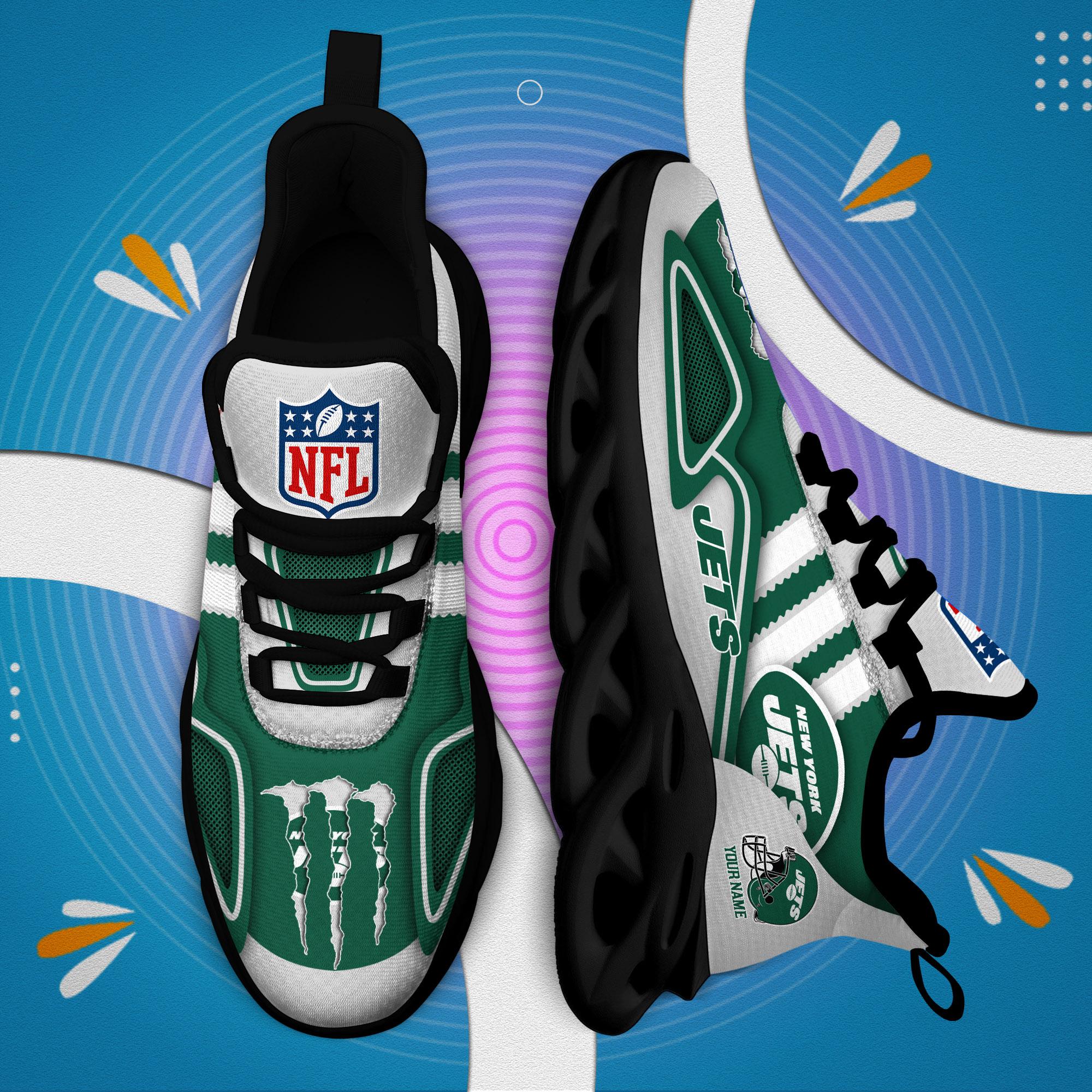 Personalized New York Jets Max Soul Shoes Sneakers for Men And Women – NFL Football Fan Shoes, Team Sneakers - Image 5