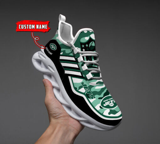 Personalized New York Jets NFL Max Soul Shoes Sneakers for Men And Women – NFL Football Fan Shoes, Team Sneakers