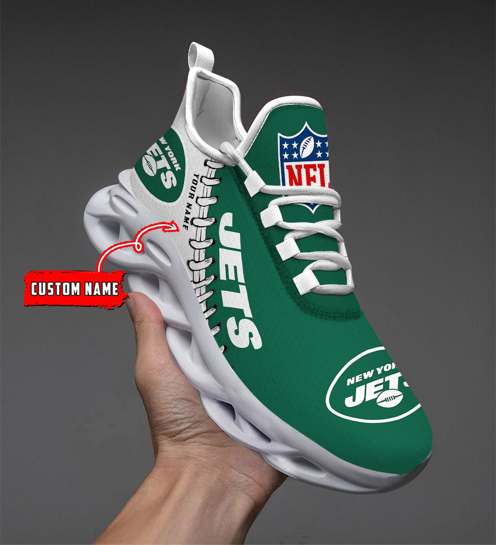 Personalized New York Jets NFL Max Soul Shoes Sneakers for Men And Women – NFL Football Fan Shoes, Team Sneakers