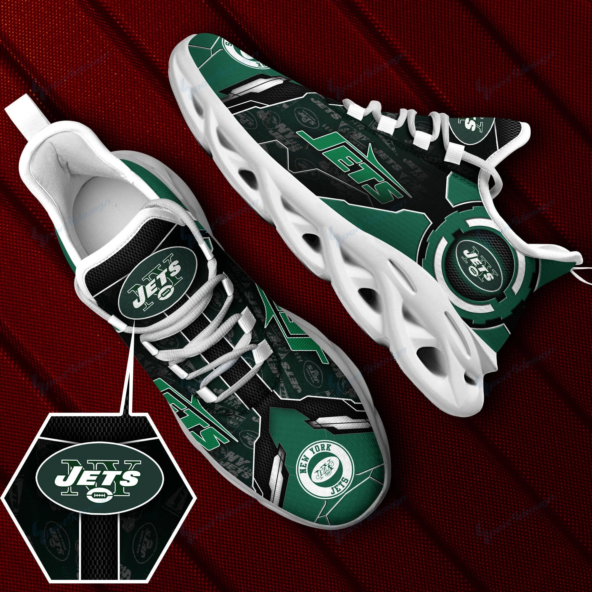Personalized New York Jets NFL Max Soul Shoes Sneakers for Men And Women – NFL Football Fan Shoes, Team Sneakers