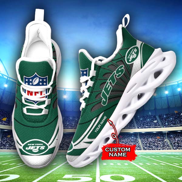 Personalized New York Jets NFL Max Soul Shoes Sneakers for Men And Women – NFL Football Fan Shoes, Team Sneakers