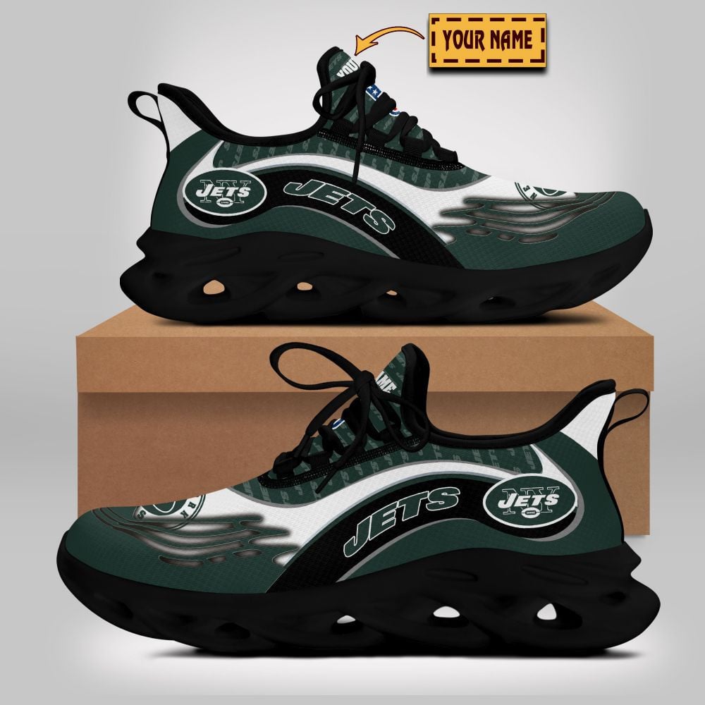 Personalized New York Jets NFL Max Soul Shoes Sneakers for Men And Women – NFL Football Fan Shoes, Team Sneakers