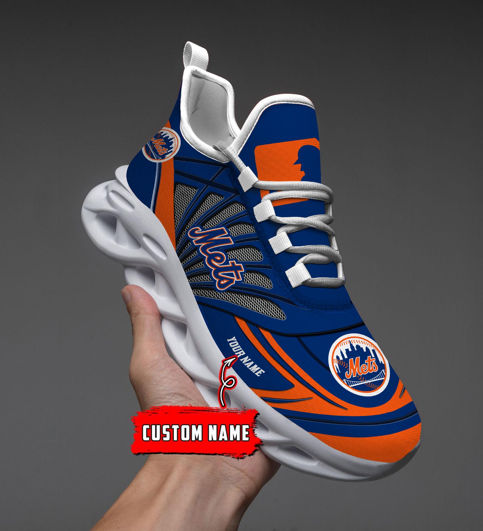 Personalized New York Mets Max Soul Shoes Sneakers for Men And Women – MLB Baseball Fan Shoes, Team Sneakers