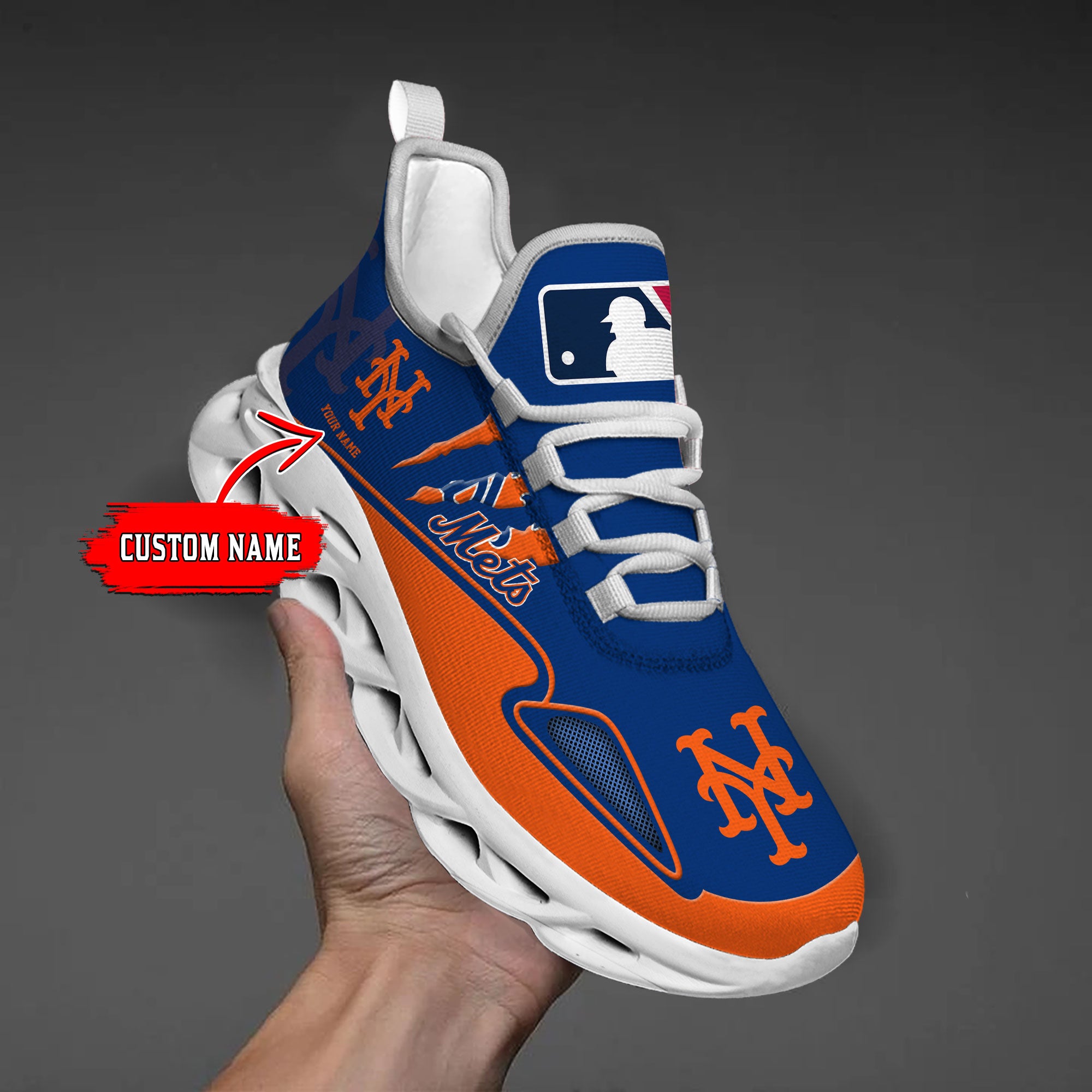 Personalized New York Mets Max Soul Shoes Sneakers for Men And Women – MLB Baseball Fan Shoes, Team Sneakers