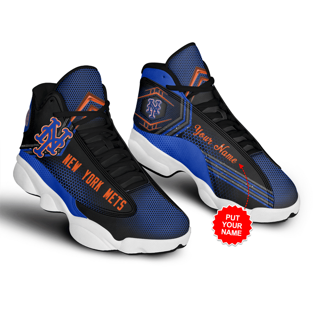 Personalized New York Mets Mlb Baseball Jd13 Sneaker Shoes