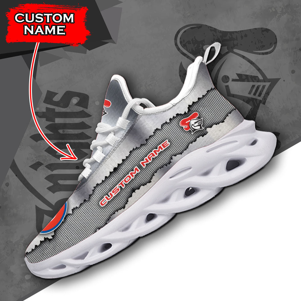 Personalized Newcastle Knights NRL Max Soul Shoes Sneakers for Men And Women – Casual Shoes, Streetwear Shoes