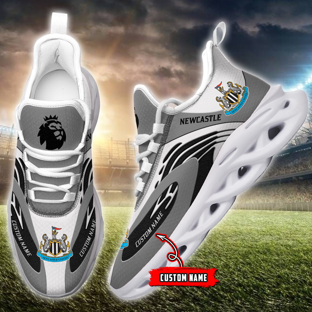 Personalized Newcastle United EFL Max Soul Shoes Sneakers for Men And Women – Soccer Fan Shoes, Team Sneakers