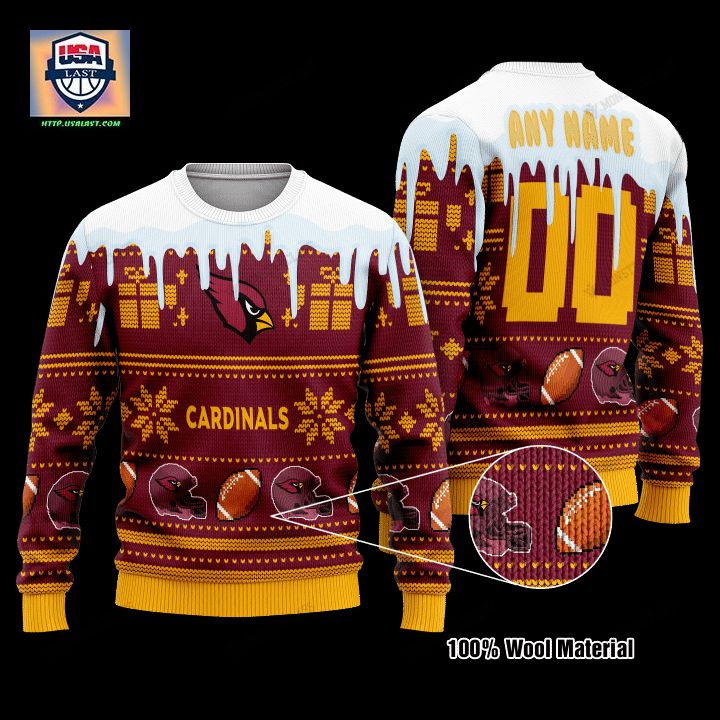 Personalized Nfl Arizona Cardinals Custom Christmas Sweater