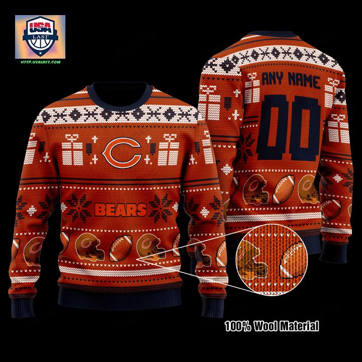 Personalized Nfl Chicago Bears Custom Christmas Sweater