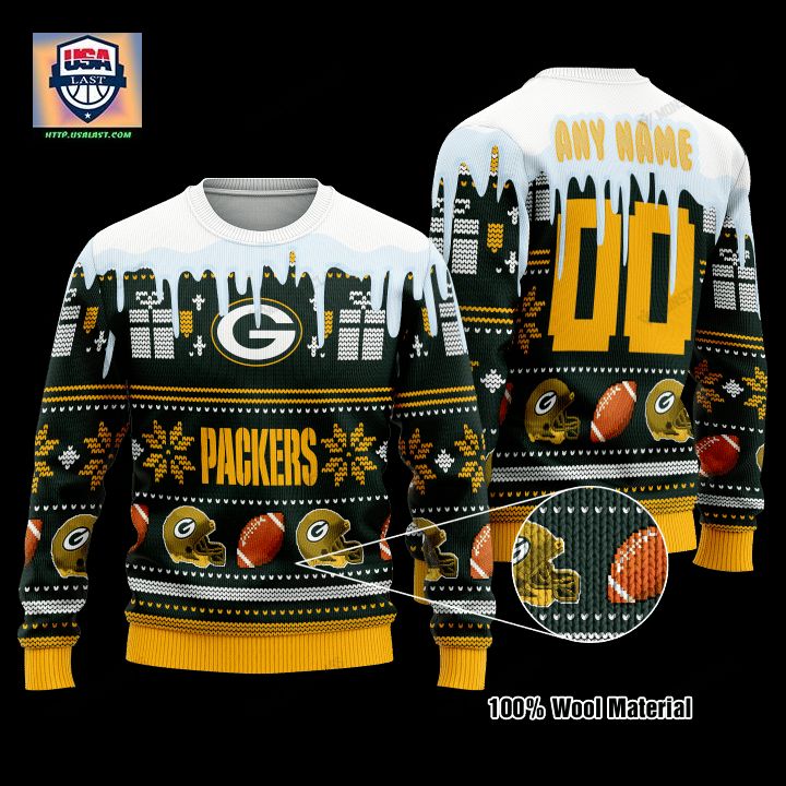 Personalized Nfl Green Bay Packers Custom Christmas Sweater