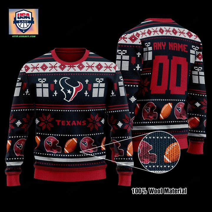 Personalized Nfl Houston Texans Custom Christmas Sweater