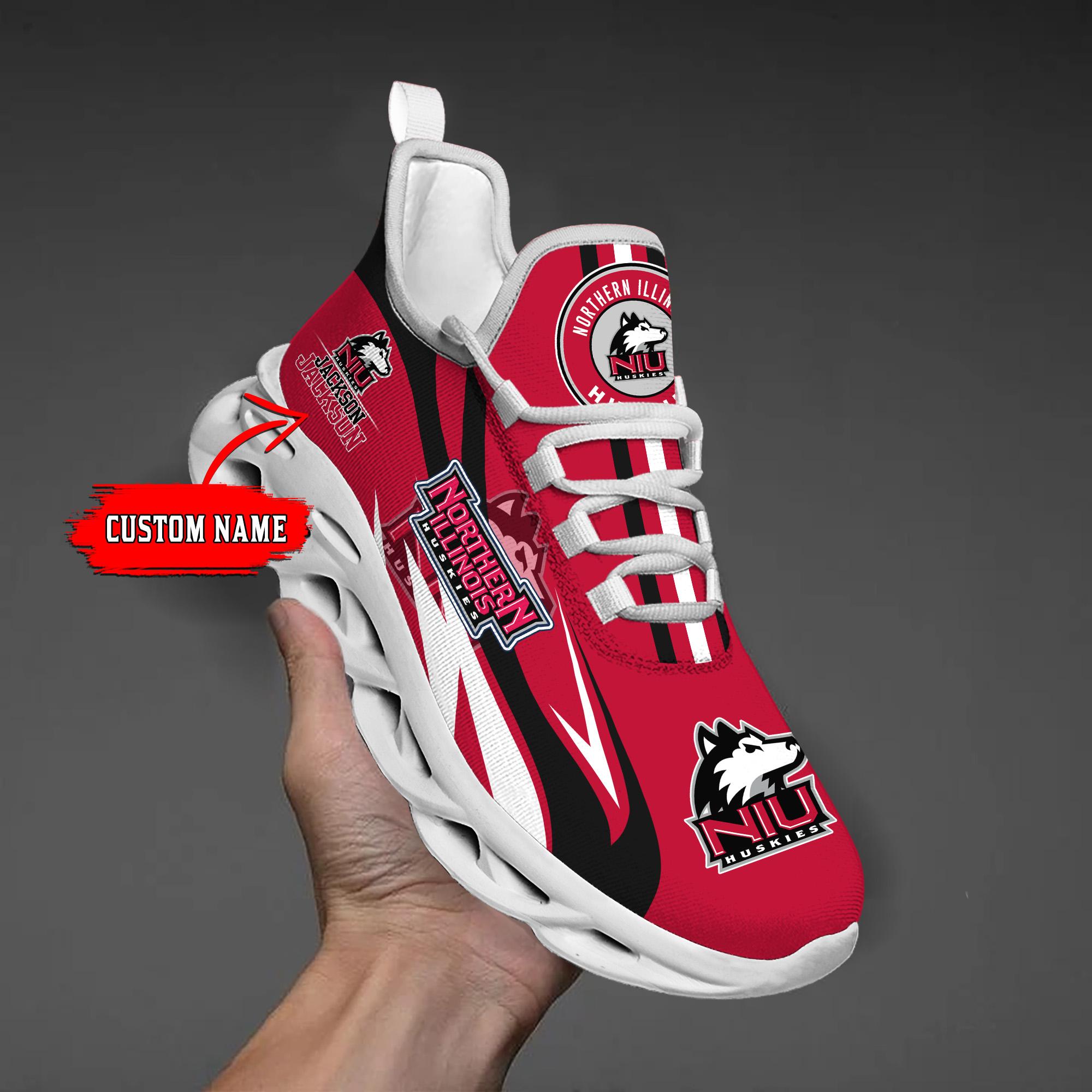 Personalized Northern Illinois Huskies Max Soul Shoes Sneakers for Men And Women – NCAA Fan Shoes, Team Sneakers