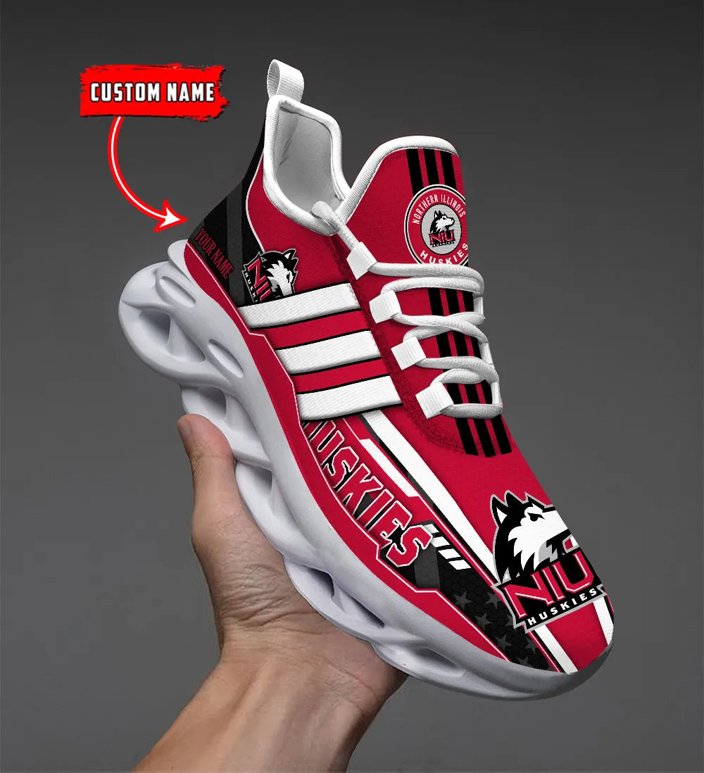 Personalized Northern Illinois Huskies Max Soul Shoes Sneakers for Men And Women – NCAA Fan Shoes, Team Sneakers
