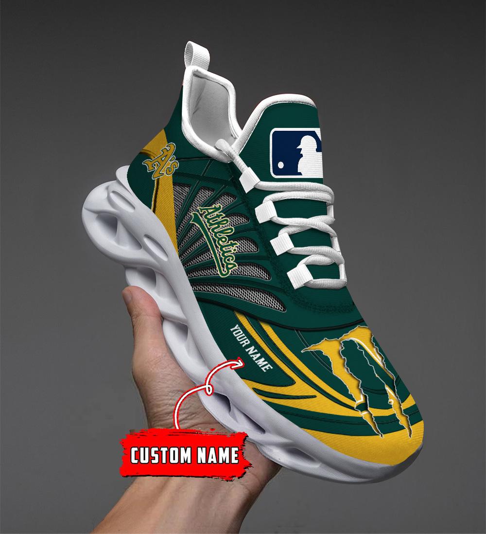 Personalized Oakland Athletics Max Soul Shoes Sneakers for Men And Women – MLB Baseball Fan Shoes, Team Sneakers