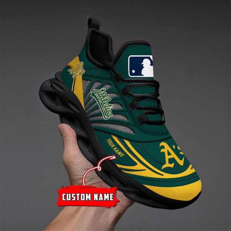 Personalized Oakland Athletics Max Soul Shoes Sneakers for Men And Women – MLB Baseball Fan Shoes, Team Sneakers