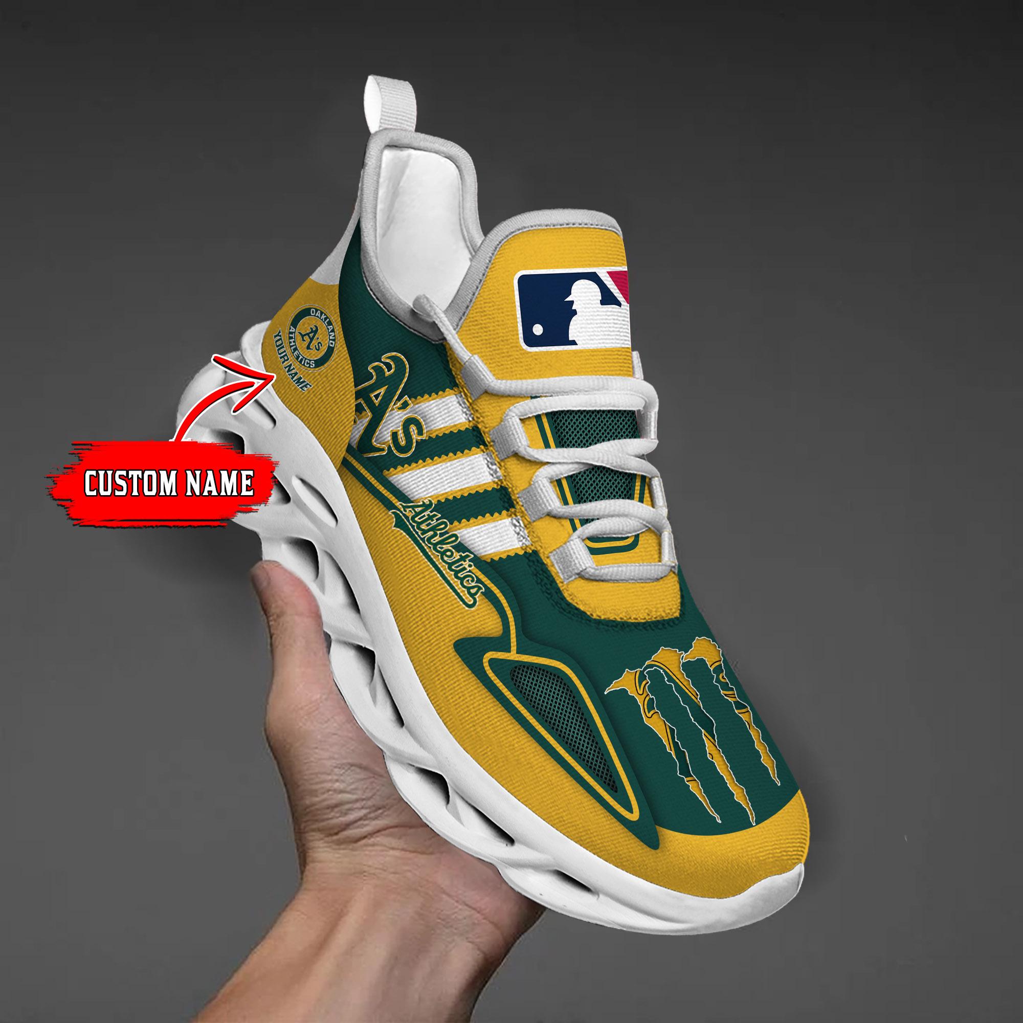 Personalized Oakland Athletics Max Soul Shoes Sneakers for Men And Women – MLB Baseball Fan Shoes, Team Sneakers