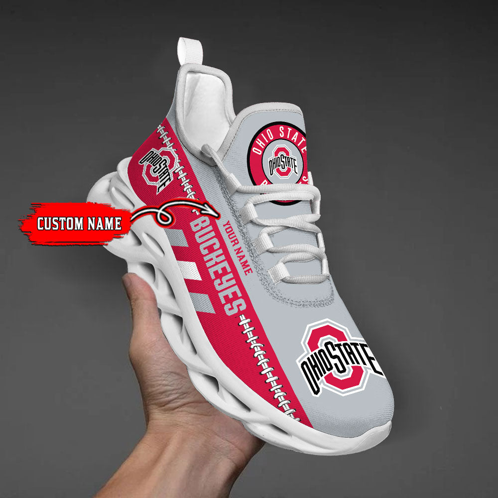 Personalized Ohio State Buckeyes Max Soul Shoes Sneakers for Men And Women – NCAA Fan Shoes, Team Sneakers
