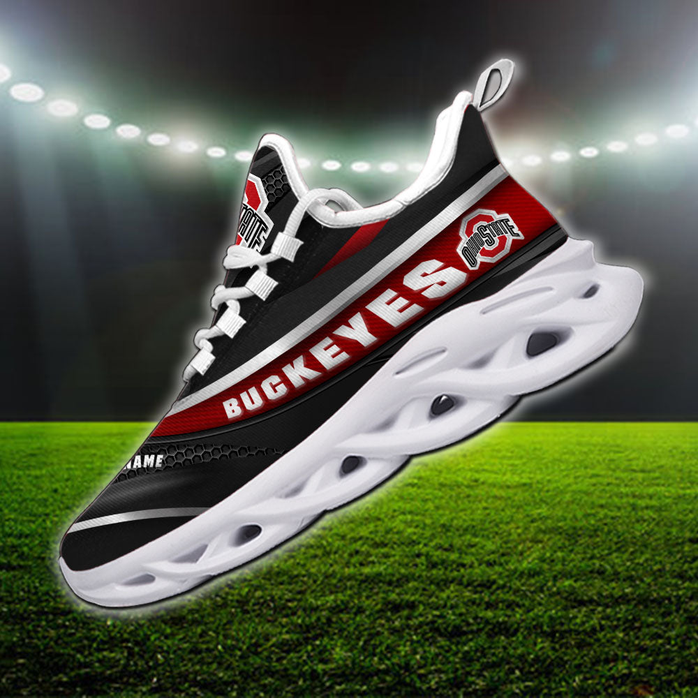Personalized Ohio State Buckeyes NCAA Max Soul Shoes Sneakers for Men And Women – NCAA Fan Shoes, Team Sneakers