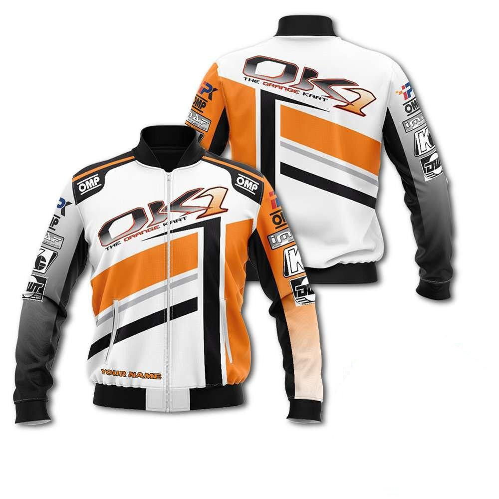Personalized OK1 Racing Team Omp Bomber Jacket | Streetwear Jacket for Men & Women | Fan Gift
