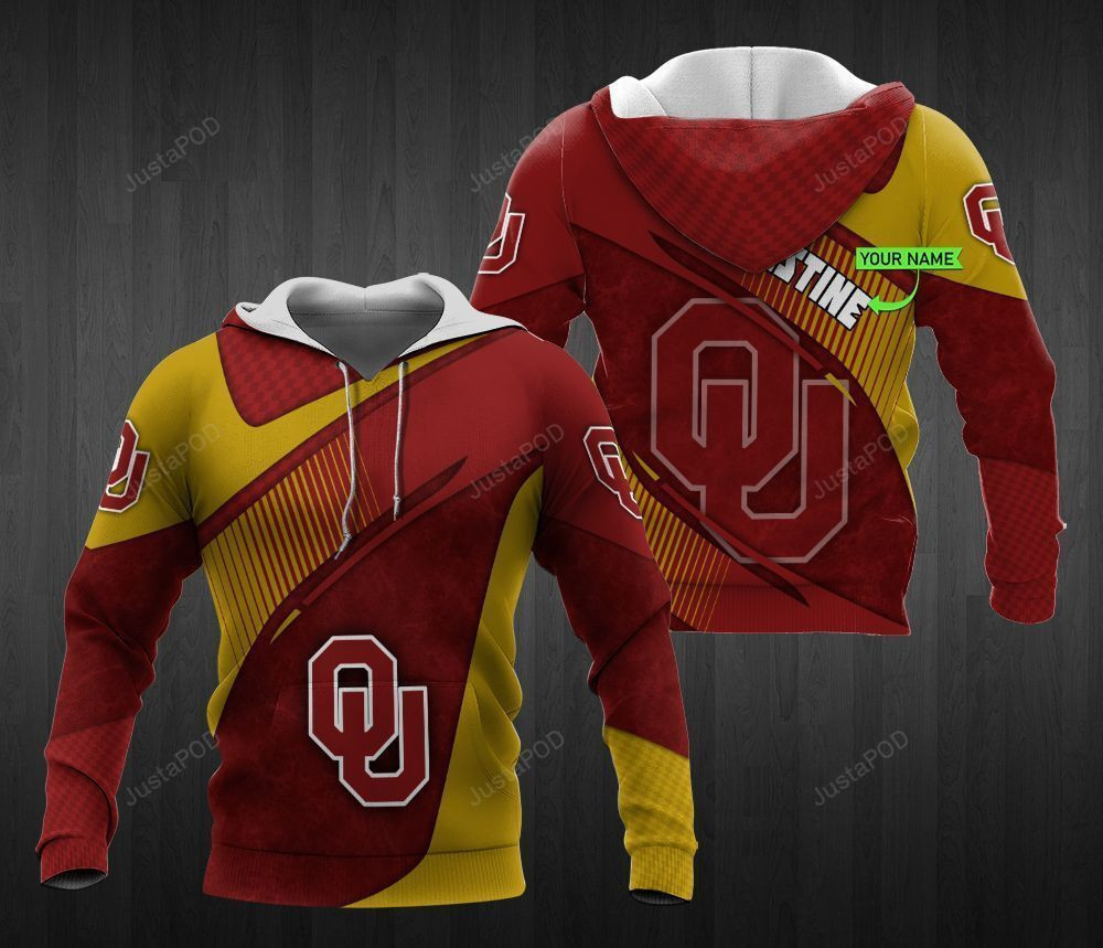 Personalized Oklahoma Sooners 3D All Over Print Hoodie & Zip Hoodie