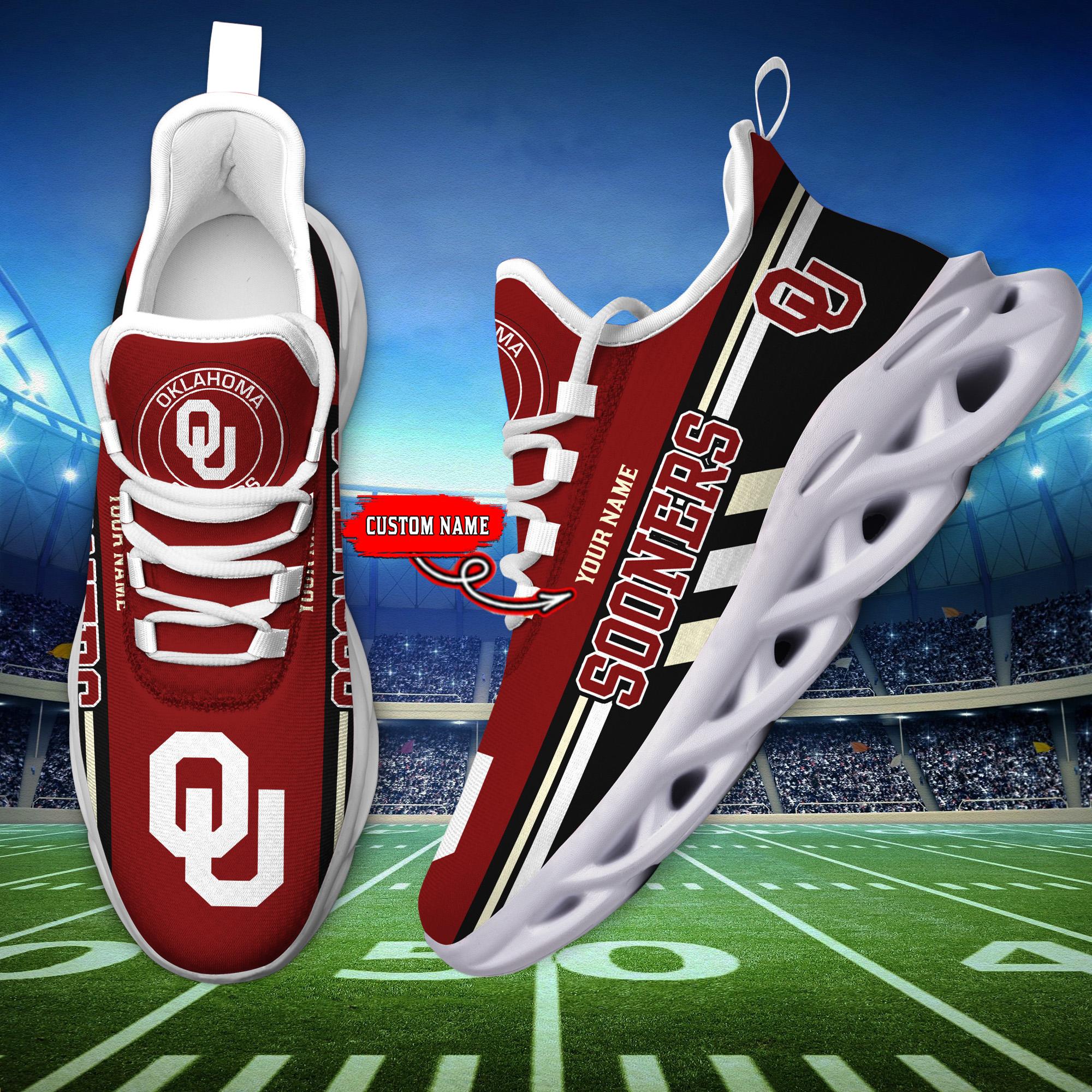 Personalized Oklahoma Sooners Max Soul Shoes Sneakers for Men And Women – NCAA Fan Shoes, Team Sneakers - Image 6