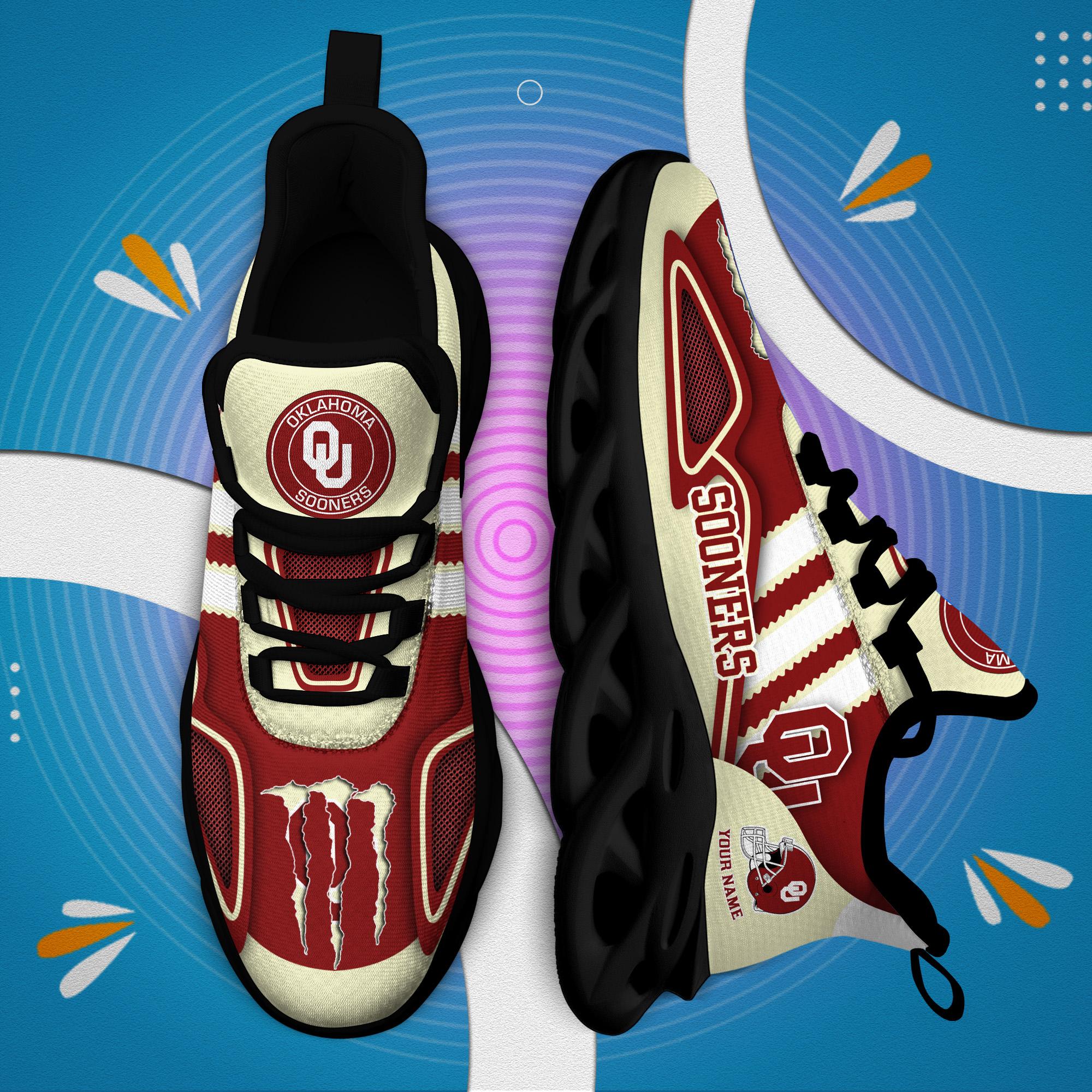 Personalized Oklahoma Sooners Max Soul Shoes Sneakers for Men And Women – NCAA Fan Shoes, Team Sneakers - Image 5