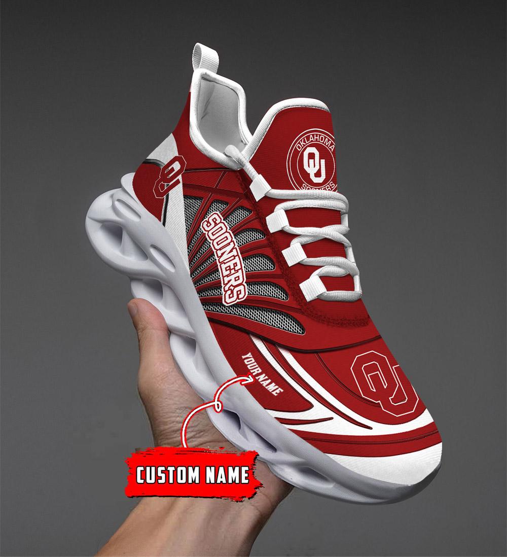 Personalized Oklahoma Sooners Max Soul Shoes Sneakers for Men And Women – NCAA Fan Shoes, Team Sneakers