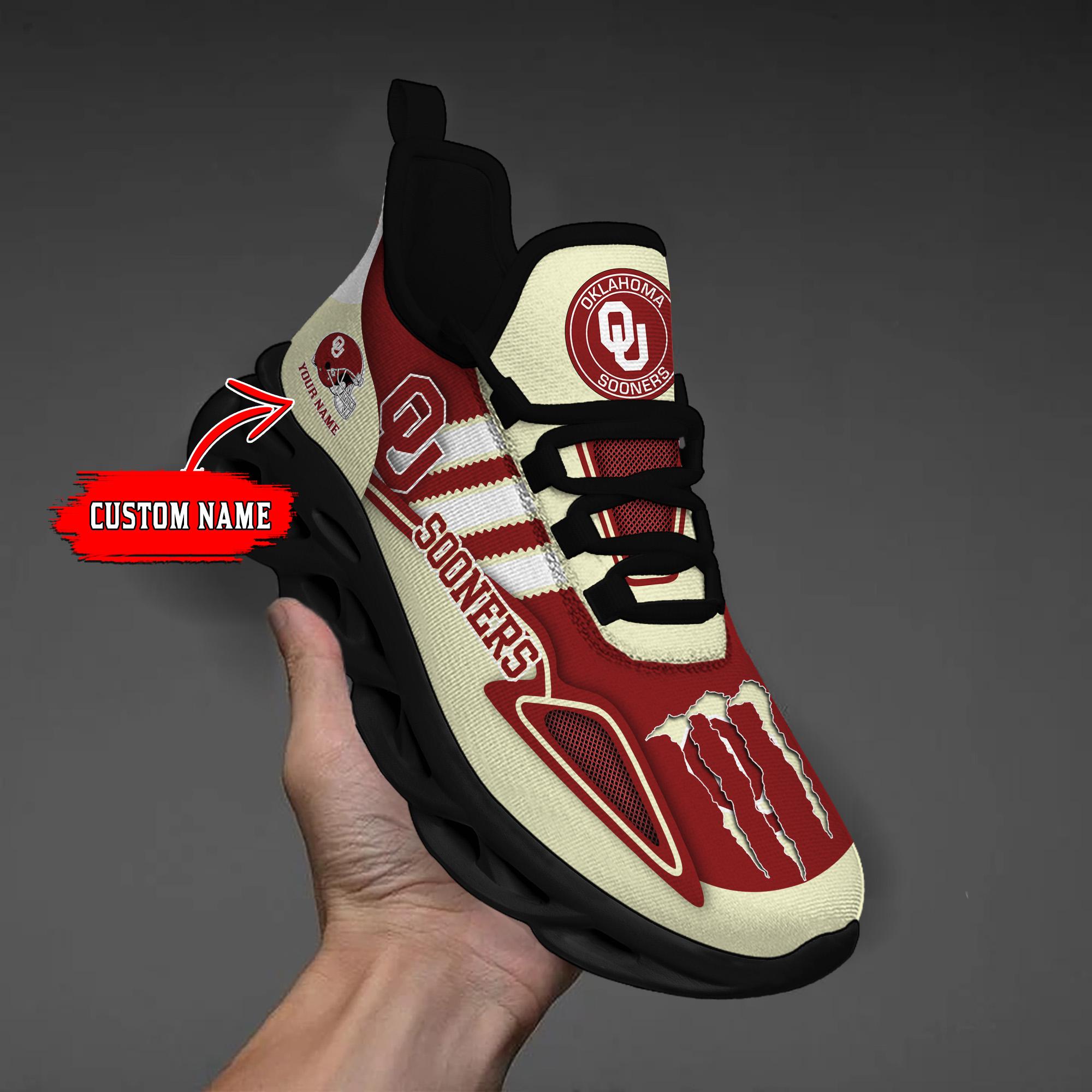 Personalized Oklahoma Sooners Max Soul Shoes Sneakers for Men And Women – NCAA Fan Shoes, Team Sneakers - Image 7