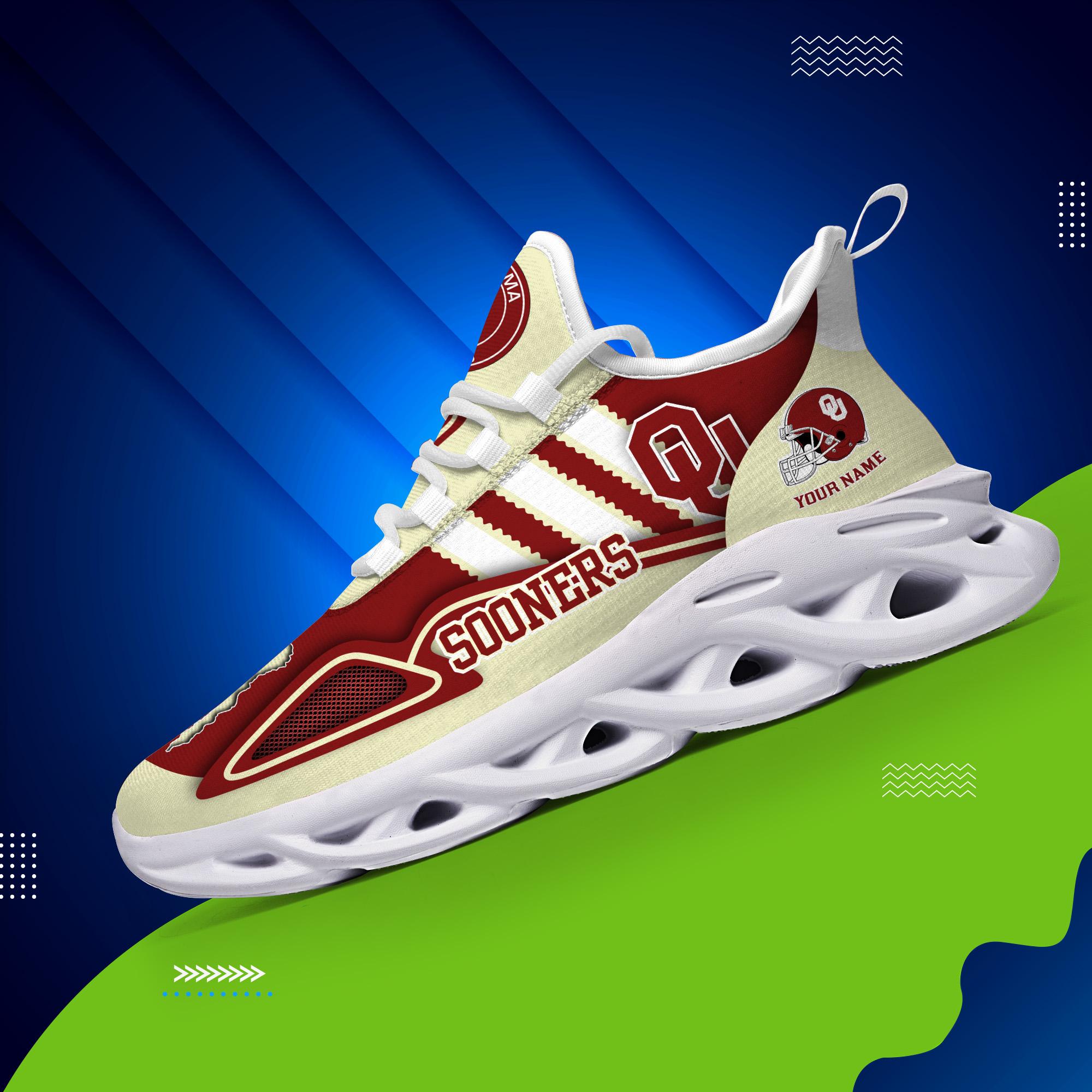 Personalized Oklahoma Sooners Max Soul Shoes Sneakers for Men And Women – NCAA Fan Shoes, Team Sneakers - Image 4