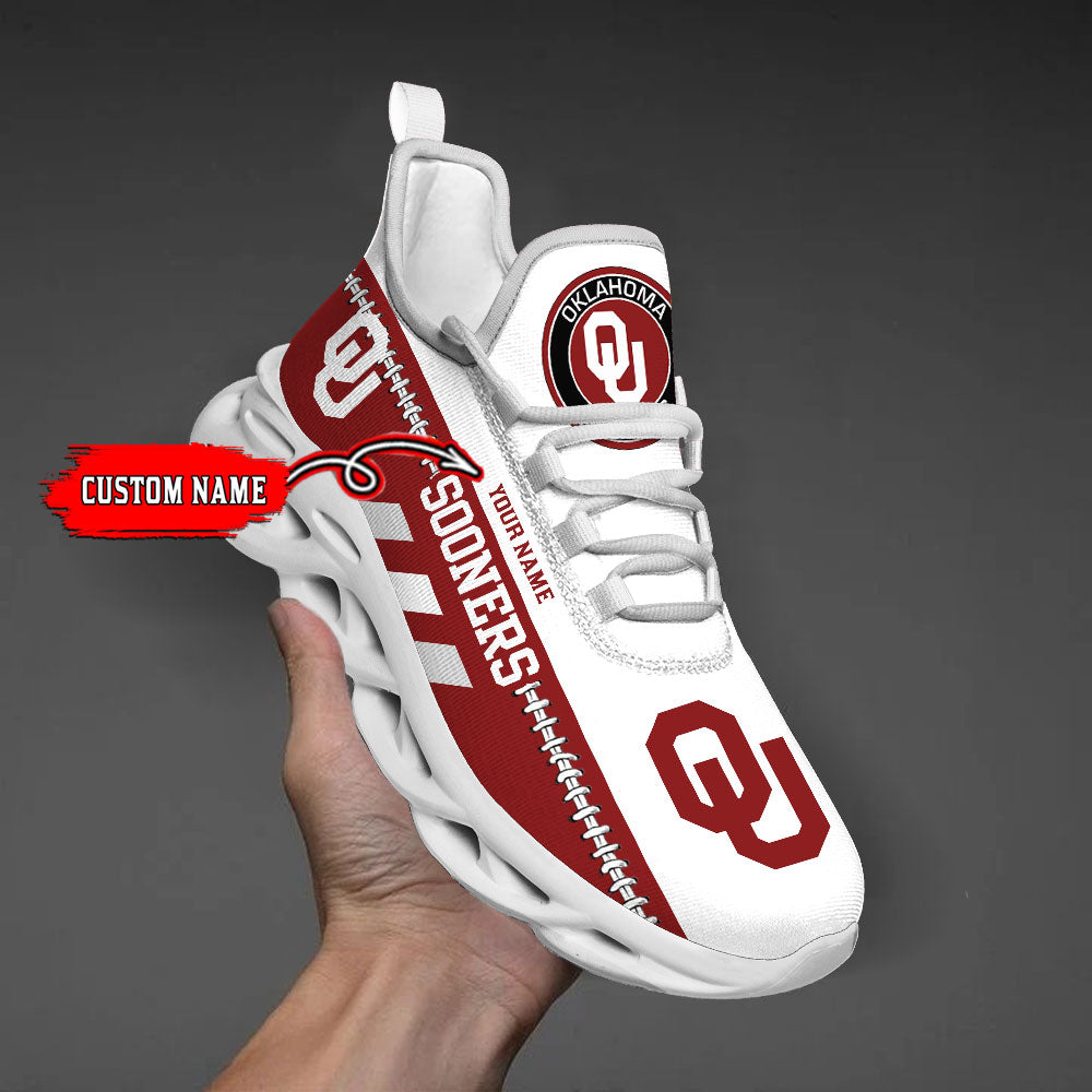 Personalized Oklahoma Sooners Max Soul Shoes Sneakers for Men And Women – NCAA Fan Shoes, Team Sneakers