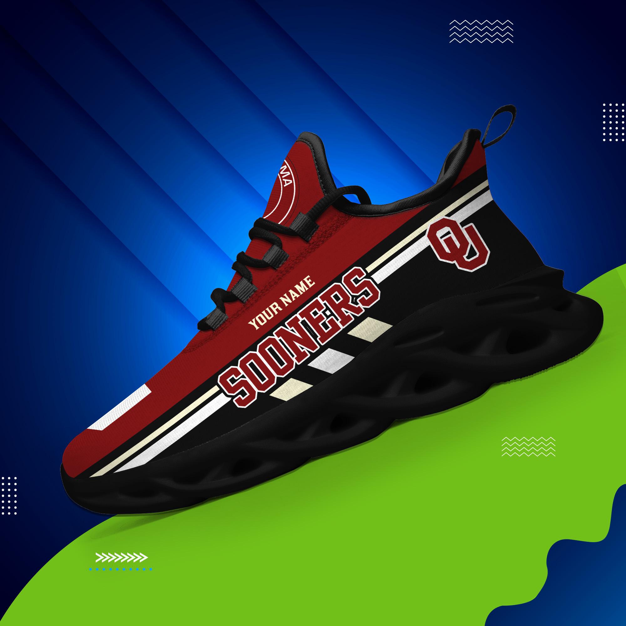Personalized Oklahoma Sooners Max Soul Shoes Sneakers for Men And Women – NCAA Fan Shoes, Team Sneakers - Image 3