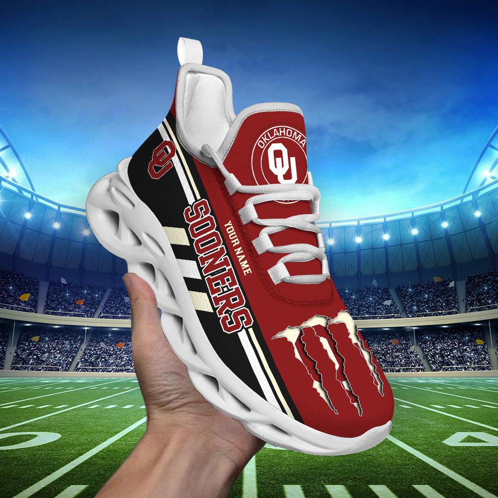 Personalized Oklahoma Sooners Max Soul Shoes Sneakers for Men And Women – NCAA Fan Shoes, Team Sneakers