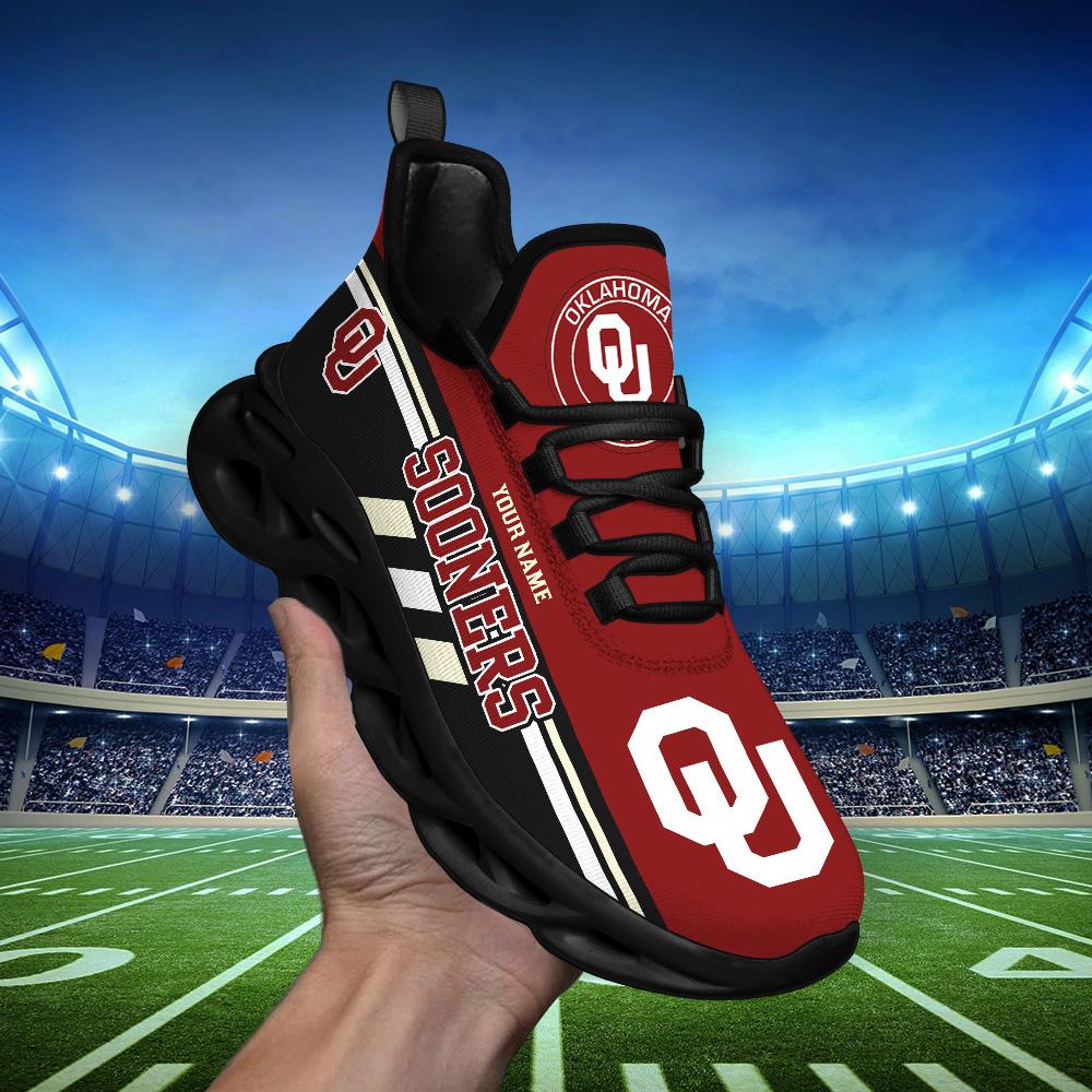 Personalized Oklahoma Sooners Max Soul Shoes Sneakers for Men And Women – NCAA Fan Shoes, Team Sneakers - Image 7