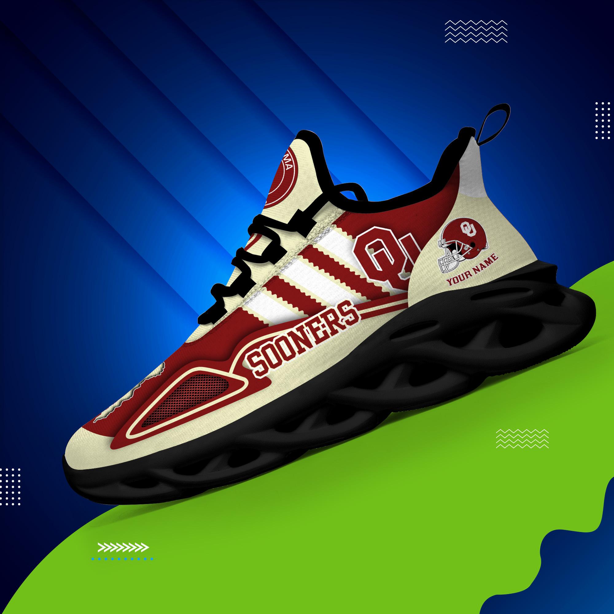Personalized Oklahoma Sooners Max Soul Shoes Sneakers for Men And Women – NCAA Fan Shoes, Team Sneakers - Image 3