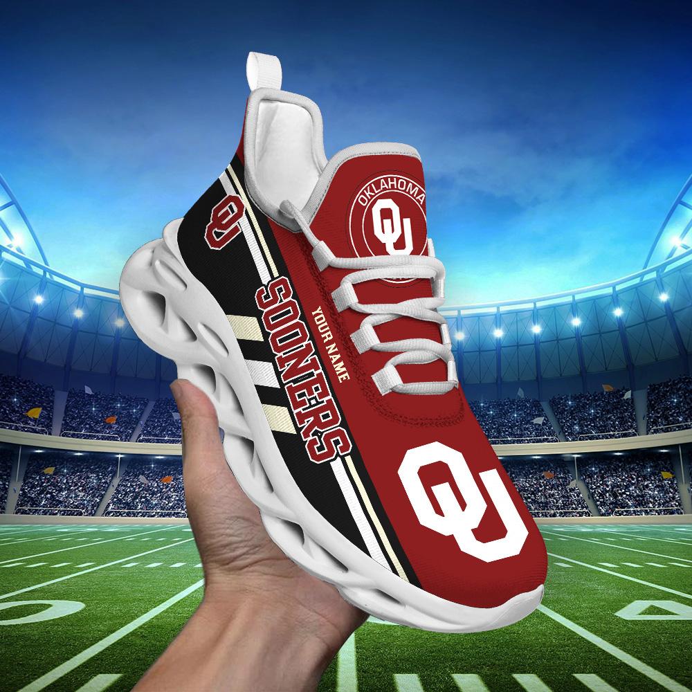 Personalized Oklahoma Sooners Max Soul Shoes Sneakers for Men And Women – NCAA Fan Shoes, Team Sneakers