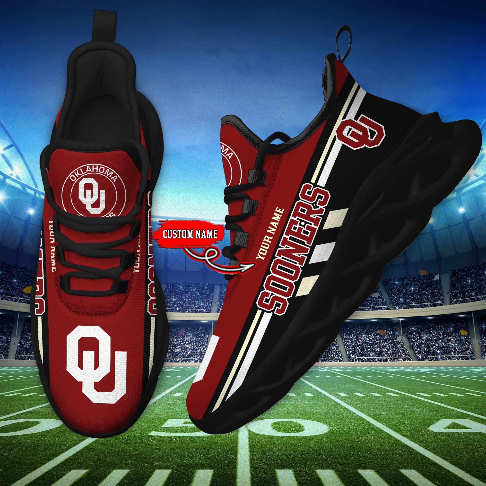 Personalized Oklahoma Sooners Max Soul Shoes Sneakers for Men And Women – NCAA Fan Shoes, Team Sneakers - Image 5