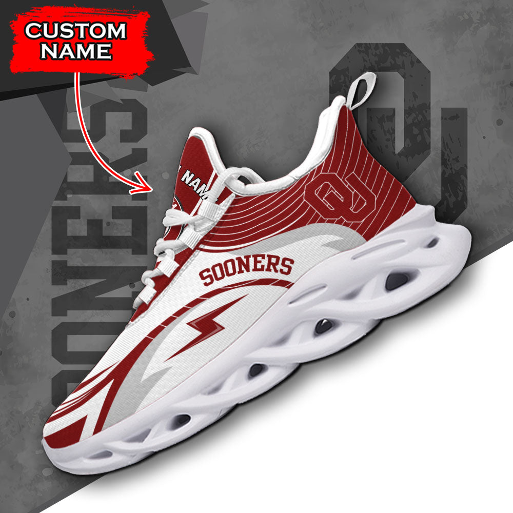 Personalized Oklahoma Sooners NCAA Max Soul Shoes Sneakers for Men And Women – NCAA Fan Shoes, Team Sneakers