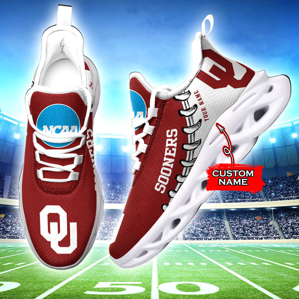 Personalized Oklahoma Sooners NCAA Max Soul Shoes Sneakers for Men And Women – NCAA Fan Shoes, Team Sneakers