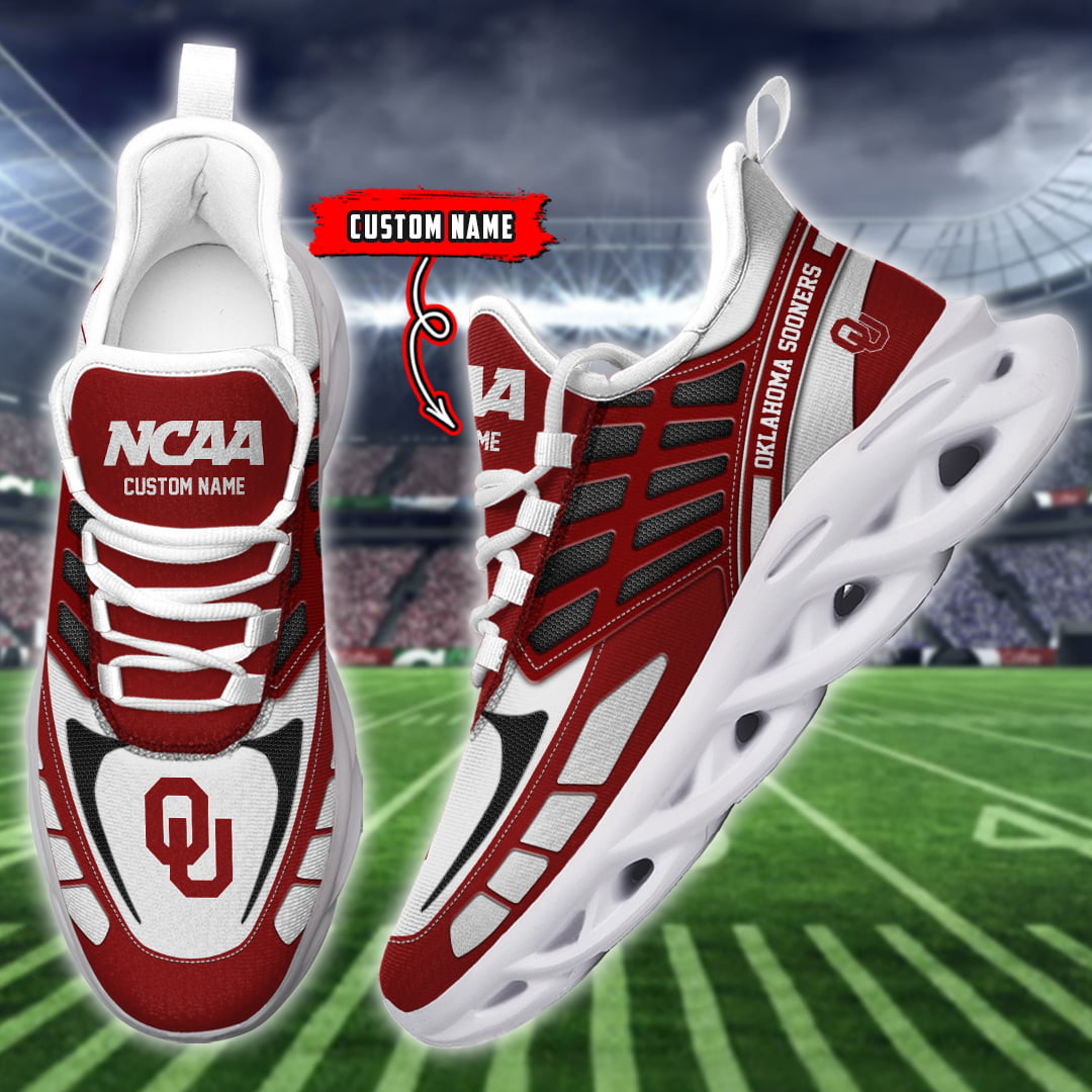 Personalized Oklahoma Sooners NCAA Max Soul Shoes Sneakers for Men And Women – NCAA Fan Shoes, Team Sneakers