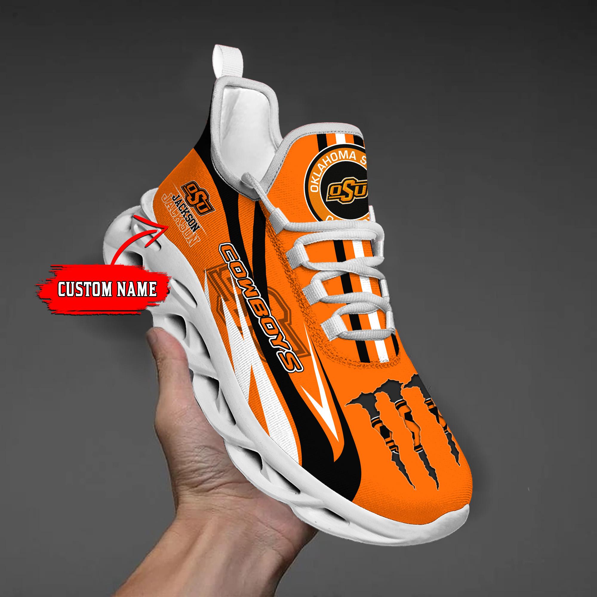 Personalized Oklahoma State Cowboys Max Soul Shoes Sneakers for Men And Women – NFL Football Fan Shoes, Team Sneakers