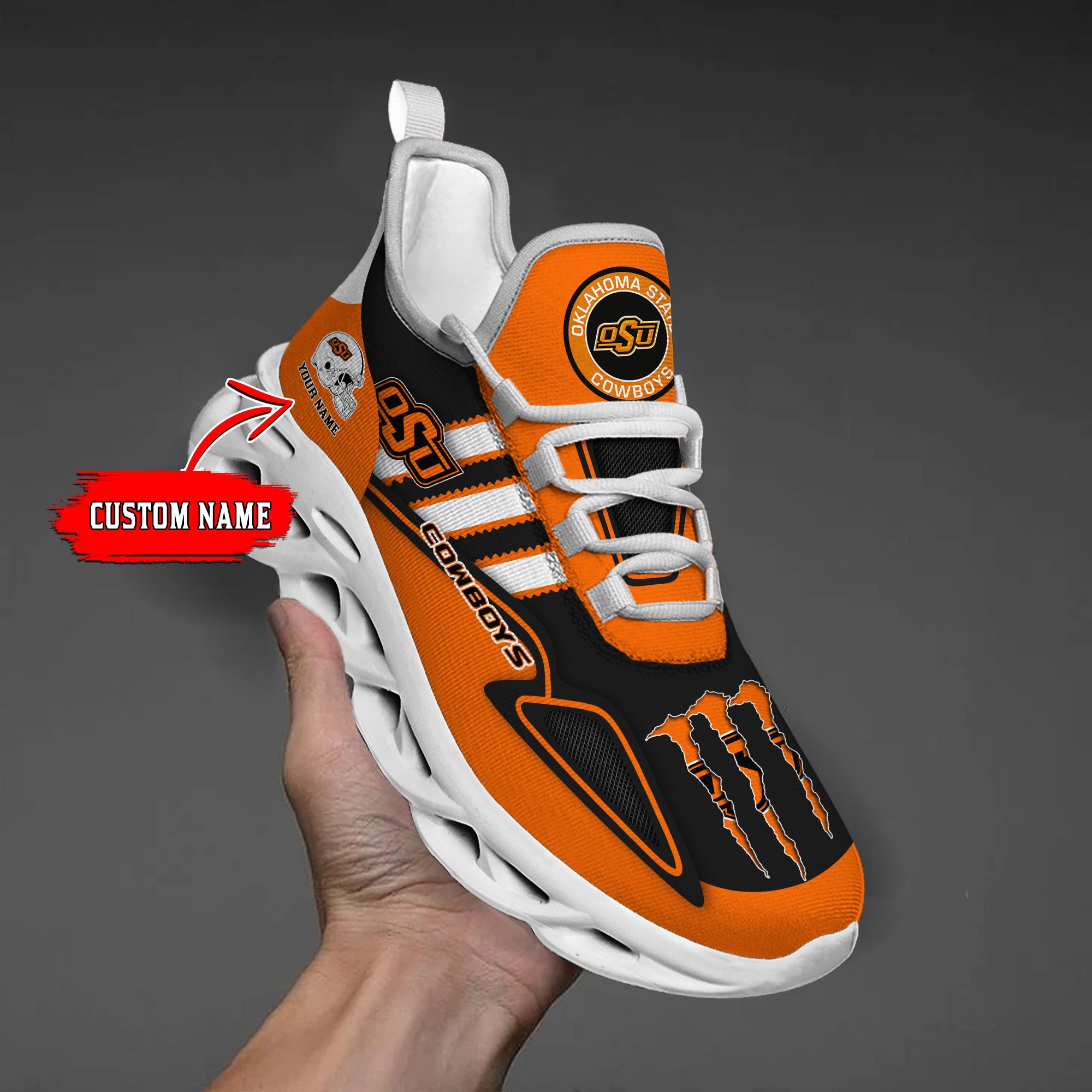 Personalized Oklahoma State Cowboys Max Soul Shoes Sneakers for Men And Women – NFL Football Fan Shoes, Team Sneakers