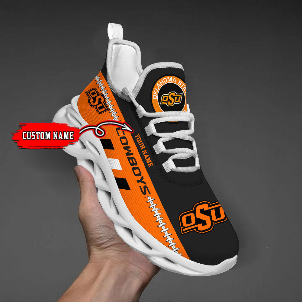 Personalized Oklahoma State Cowboys Max Soul Shoes Sneakers for Men And Women – NFL Football Fan Shoes, Team Sneakers
