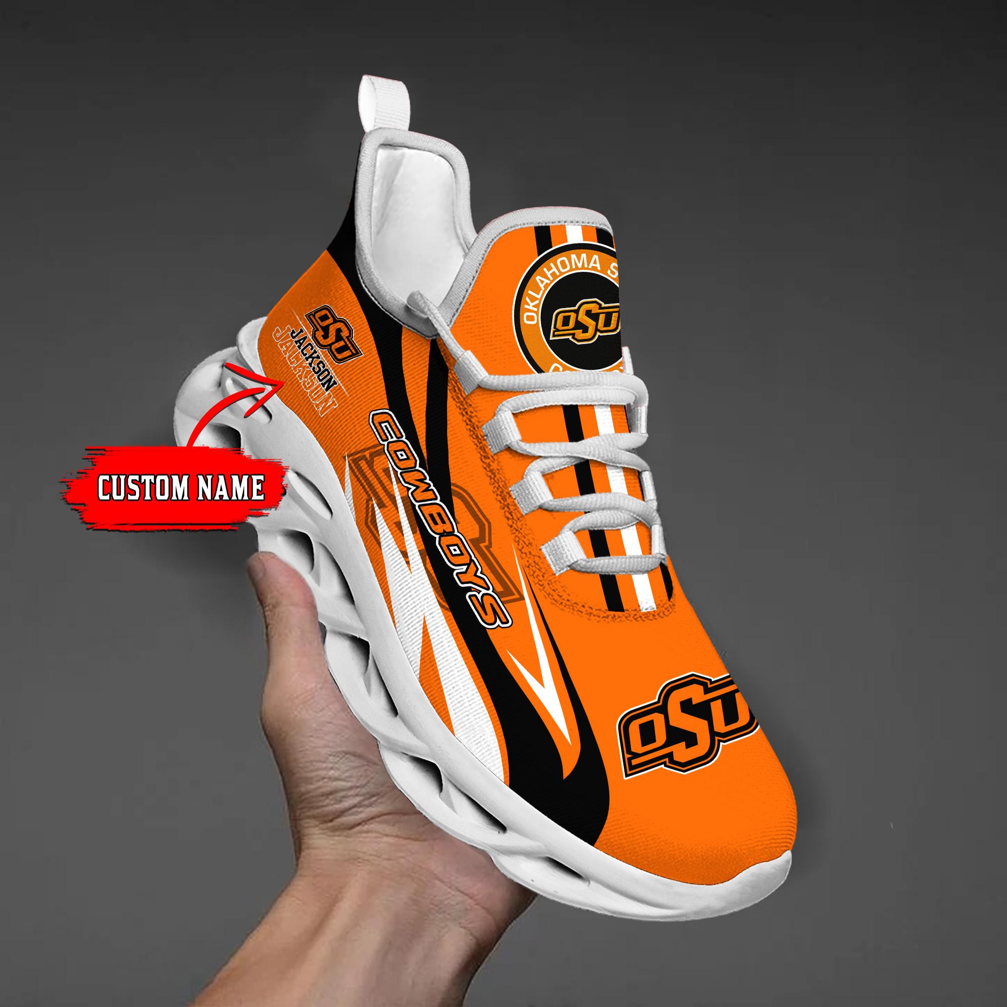 Personalized Oklahoma State Cowboys Max Soul Shoes Sneakers for Men And Women – NFL Football Fan Shoes, Team Sneakers